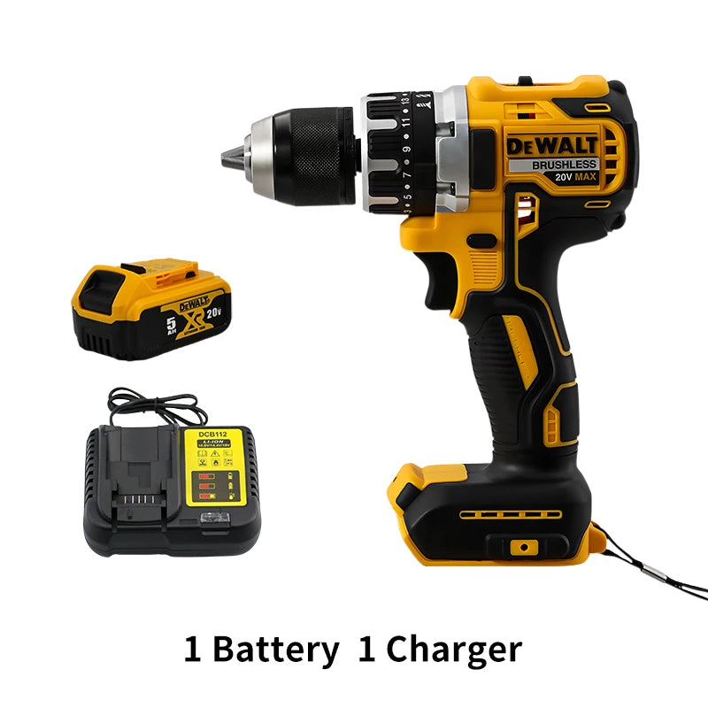 DEWALT DCD796 20V Cordless Brushless Impact Drill – Portable & Rechargeable