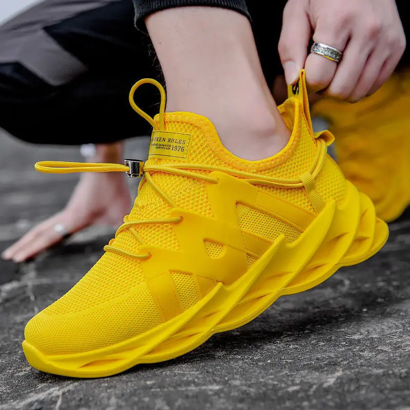 Spring White Casual Shoes Breathable Non-slip Walking Sneakers Men Shoes Outdoor 2025 Comfortable Fashion Lace Up Running Shoes