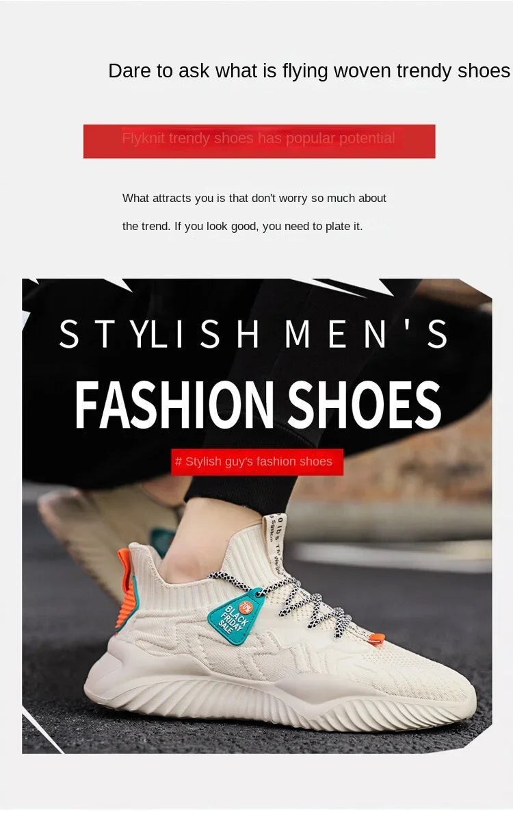 2024 Men Sneakers  New Style Breathable Lace Up Men Mesh Shoes Fashion Casual No-slip Vulcanize Shoes Men Tenis Masculino